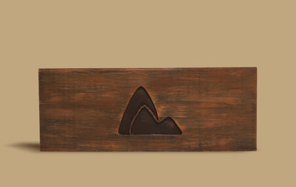 Wood Card Holder Resource Organizer