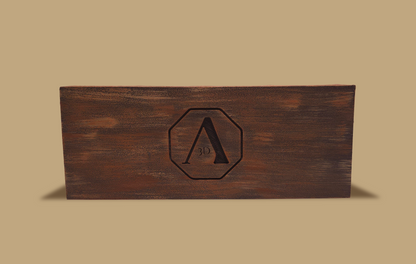 Wood Card Holder Resource Organizer